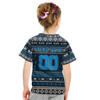 Personalized Blues Rugby Xmas Kid T Shirt Australia AFL Mascot