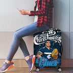 Blues Football Xmas Luggage Cover Australia AFL Mascot