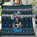 Blues Football Xmas Quilt Australia AFL Mascot