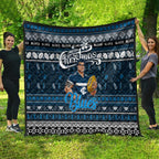 Blues Football Xmas Quilt Australia AFL Mascot