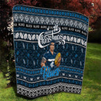 Blues Football Xmas Quilt Australia AFL Mascot