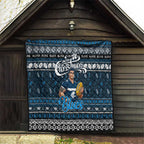Blues Football Xmas Quilt Australia AFL Mascot