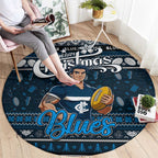 Blues Football Xmas Round Carpet Australia AFL Mascot