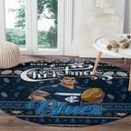 Blues Football Xmas Round Carpet Australia AFL Mascot