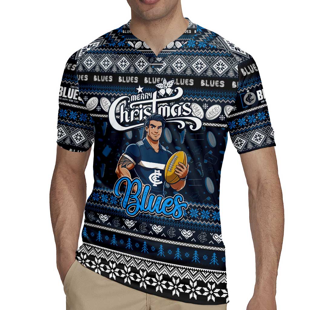 Personalized Blues Rugby Xmas Rugby Jersey Australia AFL Mascot