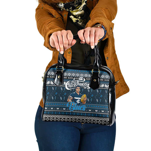 Blues Football Xmas Shoulder Handbag Australia AFL Mascot