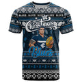 Personalized Blues Rugby Xmas T Shirt Australia AFL Mascot