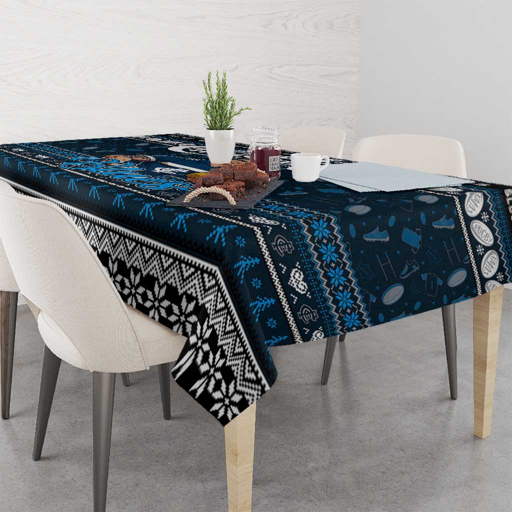 Blues Football Xmas Tablecloth Australia AFL Mascot