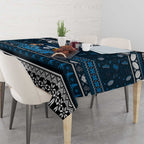 Blues Football Xmas Tablecloth Australia AFL Mascot