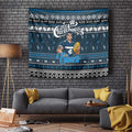 Blues Football Xmas Tapestry Australia AFL Mascot