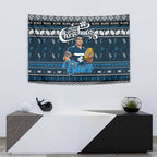 Blues Football Xmas Tapestry Australia AFL Mascot