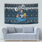 Blues Football Xmas Tapestry Australia AFL Mascot