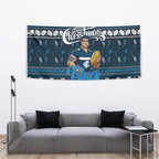 Blues Football Xmas Tapestry Australia AFL Mascot