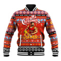Personalized Suns Rugby Xmas Baseball Jacket Australia AFL Mascot