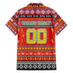 Personalized Suns Rugby Xmas Hawaiian Shirt Australia AFL Mascot