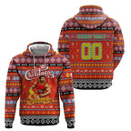 Personalized Suns Rugby Xmas Hoodie Australia AFL Mascot