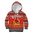 Personalized Suns Rugby Xmas Kid Hoodie Australia AFL Mascot