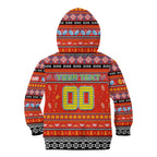 Personalized Suns Rugby Xmas Kid Hoodie Australia AFL Mascot
