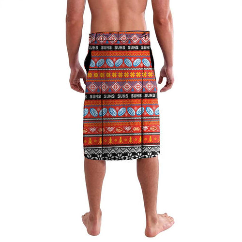 Personalized Suns Rugby Xmas Lavalava Australia AFL Mascot