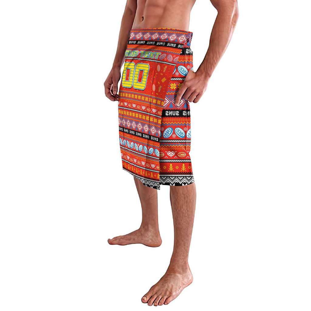 Personalized Suns Rugby Xmas Lavalava Australia AFL Mascot