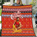 Suns Football Xmas Quilt Australia AFL Mascot
