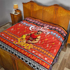 Suns Football Xmas Quilt Australia AFL Mascot