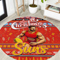 Suns Football Xmas Round Carpet Australia AFL Mascot