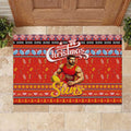 Suns Football Xmas Rubber Doormat Australia AFL Mascot