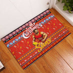 Suns Football Xmas Rubber Doormat Australia AFL Mascot
