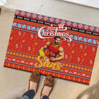 Suns Football Xmas Rubber Doormat Australia AFL Mascot
