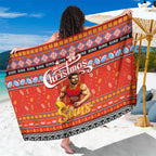 Suns Football Xmas Sarong Australia AFL Mascot