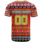 Personalized Suns Rugby Xmas T Shirt Australia AFL Mascot