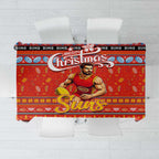 Suns Football Xmas Tablecloth Australia AFL Mascot