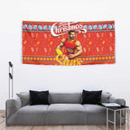 Suns Football Xmas Tapestry Australia AFL Mascot