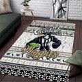 Magpies Football Xmas Area Rug Australia AFL Mascot