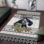 Magpies Football Xmas Area Rug Australia AFL Mascot