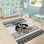 Magpies Football Xmas Area Rug Australia AFL Mascot