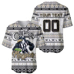 Personalized Magpies Rugby Xmas Baseball Jersey Australia AFL Mascot