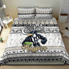Magpies Football Xmas Bedding Set Australia AFL Mascot