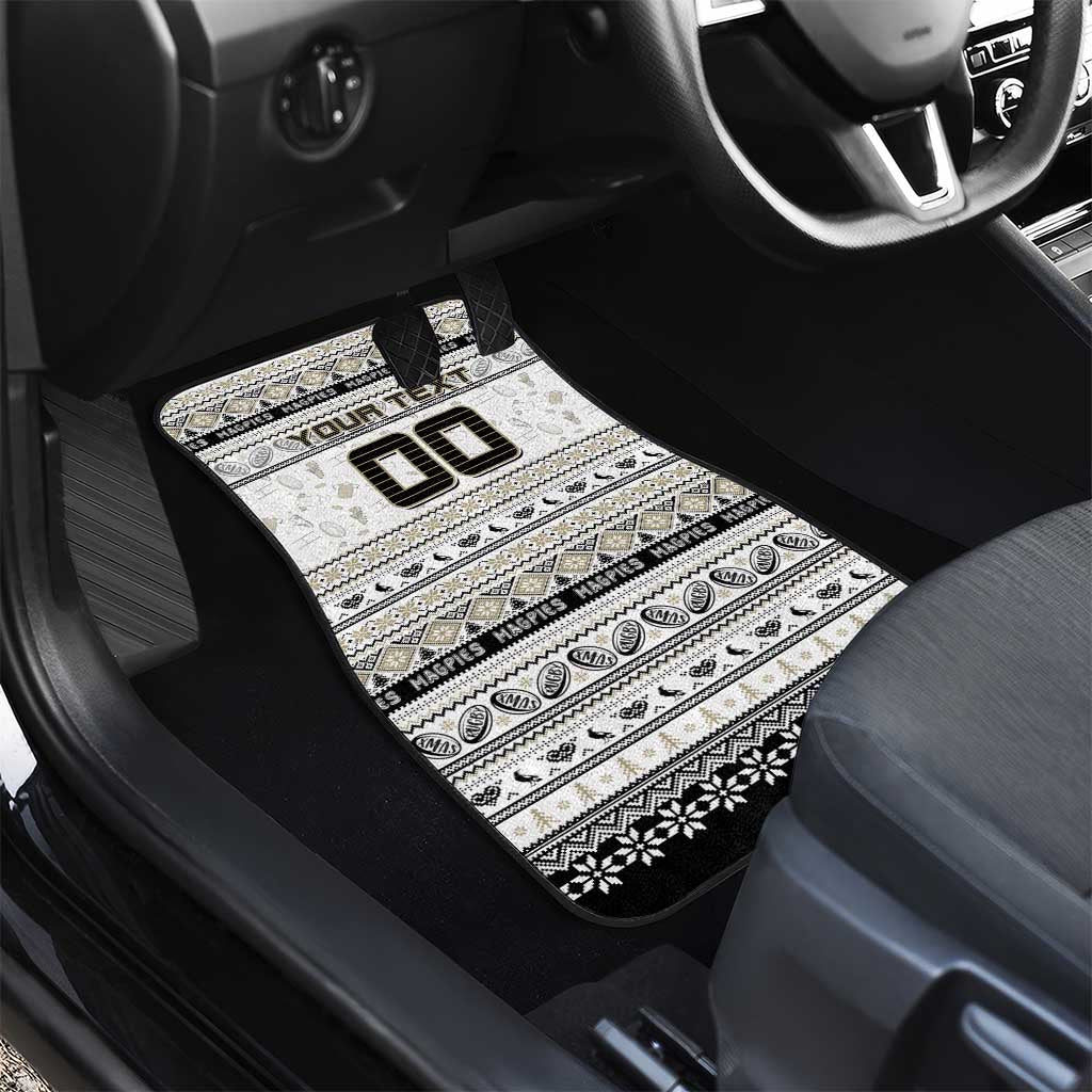 Magpies Football Xmas Car Mats Australia AFL Mascot