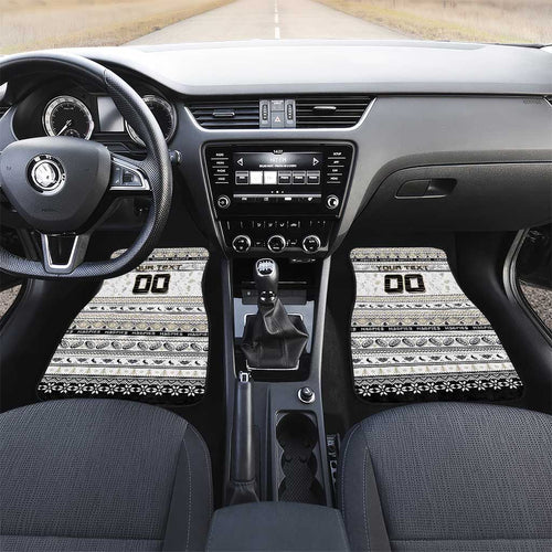 Magpies Football Xmas Car Mats Australia AFL Mascot