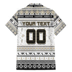 Personalized Magpies Rugby Xmas Family Matching Mermaid Dress and Hawaiian Shirt Australia AFL Mascot