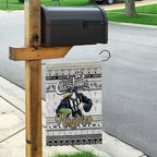 Magpies Football Xmas Garden Flag Australia AFL Mascot