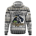 Personalized Magpies Rugby Xmas Hoodie Australia AFL Mascot