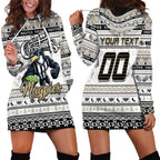 Personalized Magpies Rugby Xmas Hoodie Dress Australia AFL Mascot