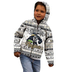 Personalized Magpies Rugby Xmas Kid Hoodie Australia AFL Mascot