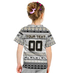 Personalized Magpies Rugby Xmas Kid T Shirt Australia AFL Mascot