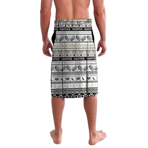 Personalized Magpies Rugby Xmas Lavalava Australia AFL Mascot