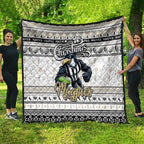 Magpies Football Xmas Quilt Australia AFL Mascot