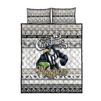 Magpies Football Xmas Quilt Bed Set Australia AFL Mascot